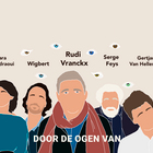 Rudi Vranckx, Lara Chedraoui, Wigbert, Serge Feys & Gertjan Van Hellemont