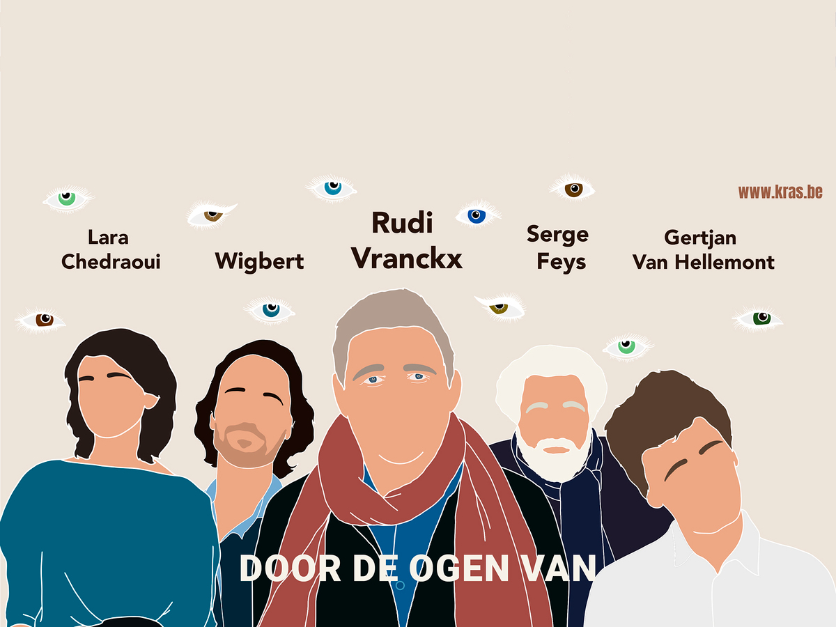 Rudi Vranckx, Lara Chedraoui, Wigbert, Serge Feys & Gertjan Van Hellemont